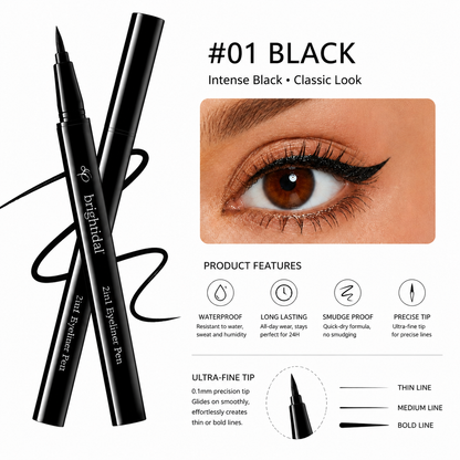 Waterproof & Smudge-Proof Liquid Eyeliner