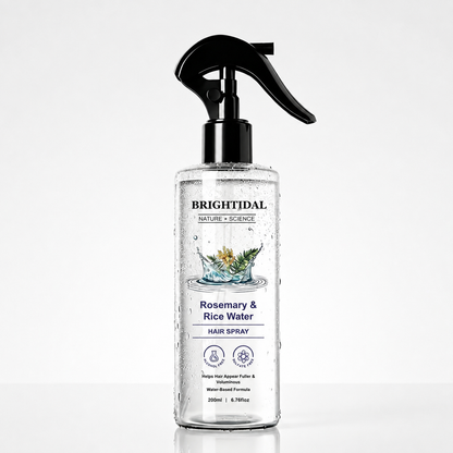 Rosemary & Rice Water Hair Care Spray – Lightweight Leave-In Mist for Soft, Smooth & Shiny-Looking Hair