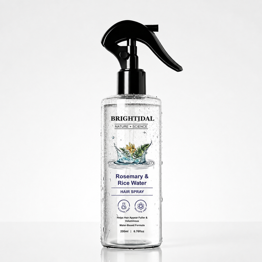 Rosemary & Rice Water Hair Care Spray – Lightweight Leave-In Mist for Soft, Smooth & Shiny-Looking Hair