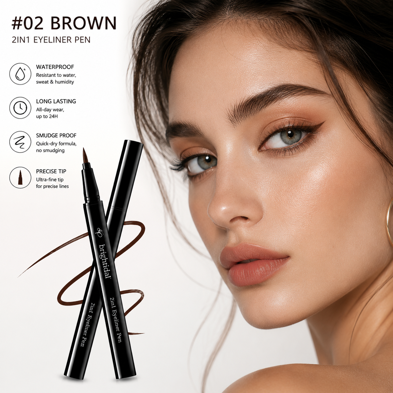Waterproof & Smudge-Proof Liquid Eyeliner