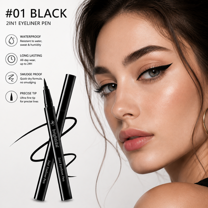 Waterproof & Smudge-Proof Liquid Eyeliner