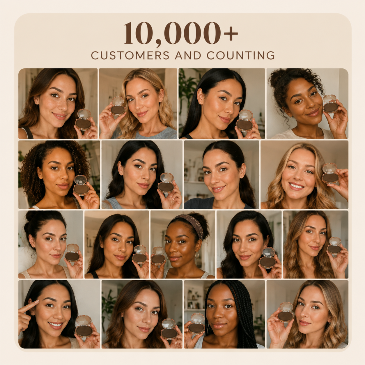 Perfect Brows Eyebrow Powder – Natural-Looking, Buildable Brow Color for Soft Definition | 3 Shades