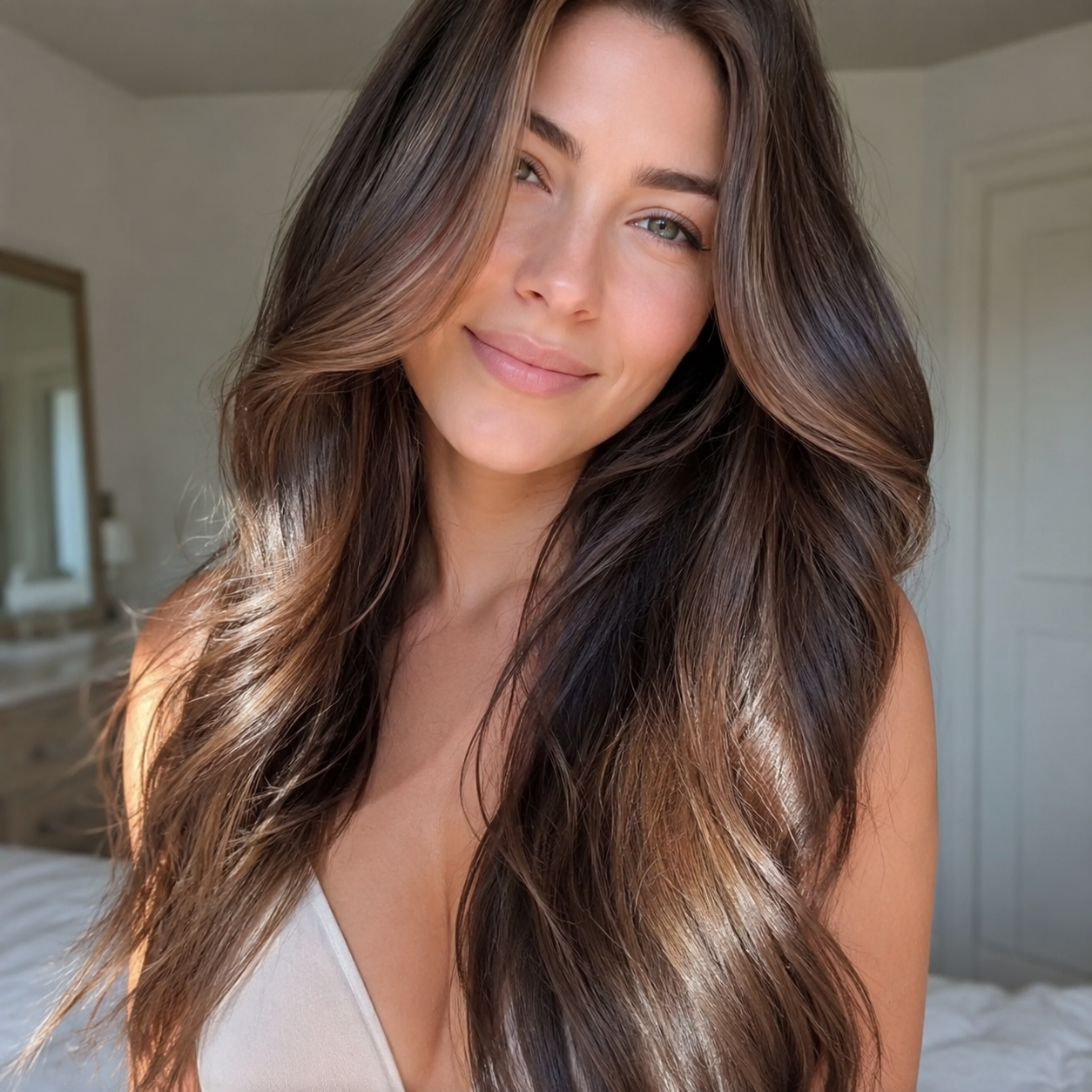 Rosemary & Rice Water Hair Care Spray – Lightweight Leave-In Mist for Soft, Smooth & Shiny-Looking Hair