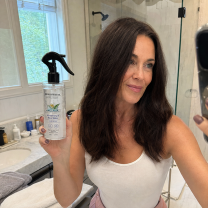 Rosemary & Rice Water Hair Care Spray – Lightweight Leave-In Mist for Soft, Smooth & Shiny-Looking Hair