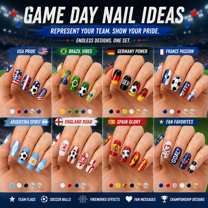 12 vibrant fan-edition nail art pens. Fast-drying — no UV lamp needed